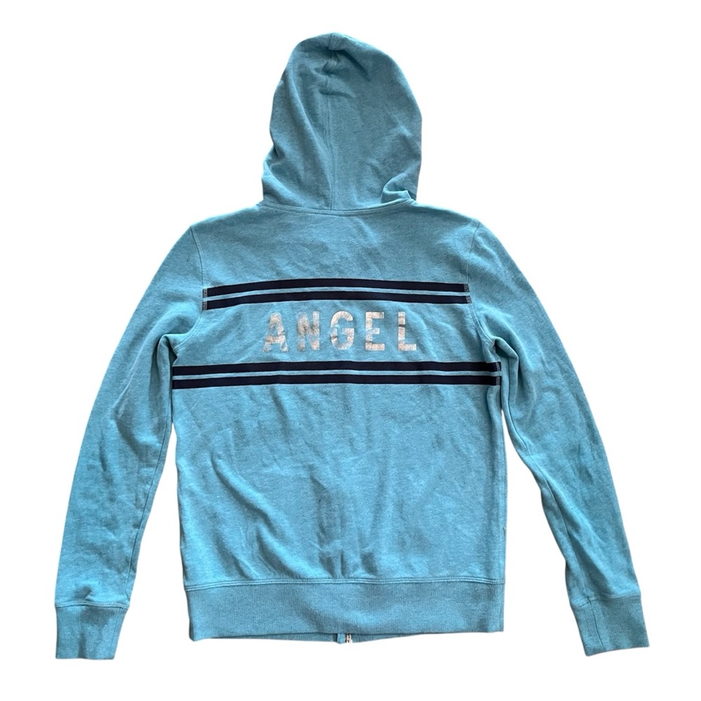 Victorias Secret Supermodel Essentials Angel Foil Bling Hoodie Sweatshirt XS
